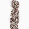 Vintage Stole Red Check