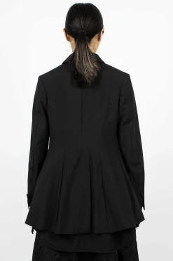 Waisted Hook Blazer Black