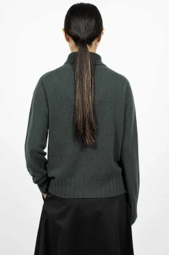 Wide Rollneck Knit Spruce