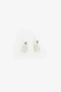 Winged Baroque Pearl Earrings