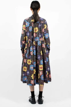 Yuki Dress Printed Black
