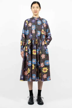 Yuki Dress Printed Black